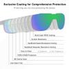 EYEGLAD MARS One-Piece Lifestyle Outdoor Polarized sunglasses UV400 Anti-Seawater Women Men Adult Teenager Running Fishing Hiking Sports (Foggy Grey) view 4