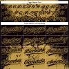 Custom Paint Splatter Softball Jersey with Front and Back Name Number, Personalized Stitched Black Gold Pullover for Adults and Teens,Design Your Own Baseball Practice Team Tee Shirts Sports Uniforms view 3