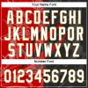 Personalized Black Red Boys Short Sleeve Shirts Softball, Custom Practice T-Shirts for Men Women, Design Scratch Pattern Sports Team Uniforms Stitched Name, Number, Logo Mesh Youth Baseball Jerseys view 4