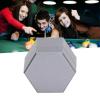 YUSHANCHENG Pool Chalk Holder for Billiards,Mini Portable Billiard Chalk Case Hexagonal Pool Chalk Box Holder Billiard Accessories (Gray) view 2