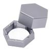 YUSHANCHENG Pool Chalk Holder for Billiards,Mini Portable Billiard Chalk Case Hexagonal Pool Chalk Box Holder Billiard Accessories (Gray) view 3