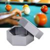 YUSHANCHENG Pool Chalk Holder for Billiards,Mini Portable Billiard Chalk Case Hexagonal Pool Chalk Box Holder Billiard Accessories (Gray) view 4