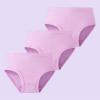 NineFit Basics Little Girl Solid Underwear Toddler anties Big Kids Undies Soft Cotton Breathable Sports ickers Pack (Purple, 130), 5-6 Years view 3