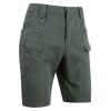Ymosrh Mens Tactical Short Outdoor Cargo Lightweight Quick Dry Breathable Hiking Fishing Short Pants Work (XXL, Green) view 1