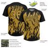 Softball Jerseys Personalized Stitched Customized Black and Gold Uniform for Kids Youth Boys Men Women, Design Your Own 2-Button Baseball Practice Tee Shirts, with Team Logos & Player Names view 2