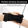 SUJAYU 3 Finger Archery Glove, Leather Fingers Protector Shooting Gloves Archery Protective Gloves, Archery Gloves Men Women, Genesis Bow Glove Archery Accessories (Small) view 2