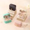 CTBAOKFG Trinket box, mini ring box, portable earrings, ring storage box, jewelry box view 2