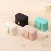 CTBAOKFG Trinket box, mini ring box, portable earrings, ring storage box, jewelry box view 3