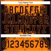Custom Stitched Softball & Baseball Jerseys Short Sleeve, 2-Button Styles, Personalized for Men Women Youth Kids Novelty Tee Shirts Sports Team Uniforms, Black Orange Paint Splatter Pattern Pullover view 4