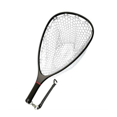 LICONG-2019 Fishing Accessories- Floating Carbon Fiber Landing Net Clear Rubber Ghost Net Catch Release,Fishing Landing Net,Easy Catch & Release (Color : C)