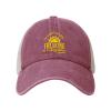 KLIUXBF I'm A Freaking Ray of Sunshine Hat Mesh Baseball Cap Men Women Vintage Washed Distressed Trucker Hat Red view 2