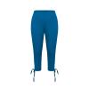 ZYXTIM Cotton Capri Pants for Women Women's Wide Leg Yoga Pants Capris Crossover High Waist Crop Dress Pants with Pockets Loose Lounge Casual Summer view 3