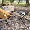 Camping Chair Foot Rest, Portable Camp Chair, Camping Footrest, Hammock Camping Chair Footrest, Folding Attachable Footrest Leg Rest Outdoor Folding Chair for Outdoor Gardening Fishing Beach (Grey) view 2