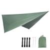 TTANPSON Hammock Portable Nylon Camping Hammock with Waterproof Rain Fly Canopy Tarp for Outdoor Hanging Bed Sleeping, Green 1 view 3