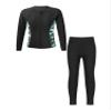 iiniim Girls Long Sleeve Rash Guard Swimsuit UPF 50+ Sunsuit Kids Rash Tops Shirts with Swim Legging Pants Black 16 Years view 1