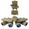 GPNVG 18 Dummy Model Night Vision Goggles - Non-Functional Four-Tube Binocular Prop with NVG Mount for Tactical Helmet and Cosplay (Tan) view 1