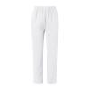 NineFit Basics Clearance Deals Under 5 Dollars Cropped Pants for Women Business Casual Summer Linen Cotton Casual Crop Pants with Drawstring Elastic Waist Pockets for Women Teen Girl White, 3X-Large view 4