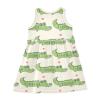 Aflyko Girls Dresses Cartoon Alligator Heart Summer Sleeveless Dress Casual Fit Toddler Playwear Infant Lovely Everyday Wear Themed Birthday Party Dress 3T view 4