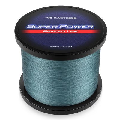KastKing Superpower Braided Fishing Line, Gray, 30 LB, 150 Yds