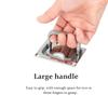 GANGUOLA Heavy Duty Flush Lifting Handle Ring Pull for Boat Deck Hatch, 316 Stainless Steel, 3 X 2.25 inch, with Screws(Pack of 2) view 3