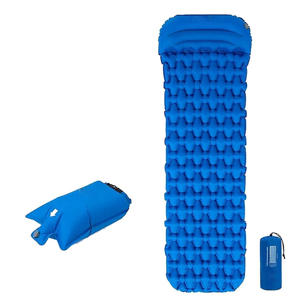 GaRcan Inflatable Sleeping Mattress Camping Mat Ultralight Sleeping Pad with Pillow Outdoor Inflatable Mattress Tent Mat for Camping Hiking Travel