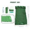 GaRcan Inflatable Sleeping Mattress Double Camping Mat with Pillow, Waterproof and Moisture-Proof Roll Mats, Sleeping Pad with Built-in Air Pump, Ultralight and Small Pack Size, for Hikin view 2