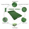 GaRcan Inflatable Sleeping Mattress Double Camping Mat with Pillow, Waterproof and Moisture-Proof Roll Mats, Sleeping Pad with Built-in Air Pump, Ultralight and Small Pack Size, for Hikin view 3