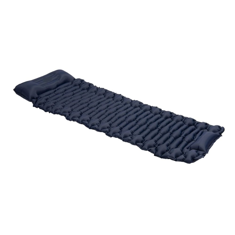 GaRcan Widesea Camping Press-Type Inflatable Mattress Outdoor Sleeping Pad Ultralight Beach Picnic Air Mat Folding Tent (Blue)