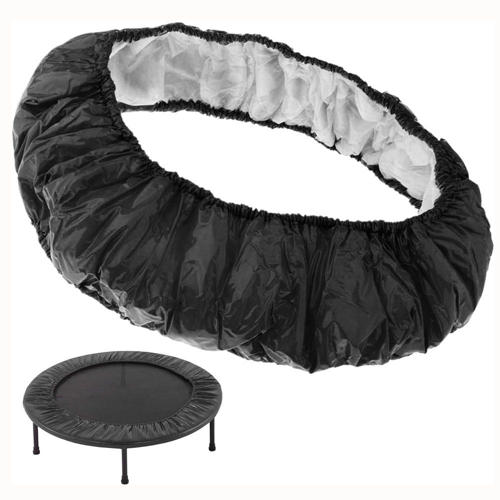 Mini Trampoline Spring Cover, Round Trampoline Replacement Pad Thickened Oxford Cloth Trampoline Safety Pad Parts for Indoor Home Fitness (A1, 38 inch - 0.96 Meter Diameter - 8 Holes)