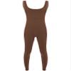 Oyolan Mens Spandex Bodysuit Sleeveless Unitard Dance Leotard Bodysuit for Workout Fitness Brown X-Large view 3