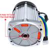 ZHOZHUT 60V / 72V Electric Tricycle Motor 1200W / 2200W Electric Tricycle Four-Wheeler High-Power DC Brushless Motor, 4-Hole Flat Shaft 18-Tooth Motor, Pure Copper Core Motor,2200w72v,4600RPM view 2