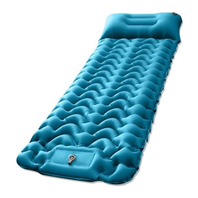 GaRcan Camping Sleeping Mat, Outdoor Super Light Sleeping Mat, Inflatable Sleeping Air Cushion with Built-in Pump (E)