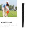 High Performance Rubber Golf Club Grip,Breathable Golf Putter Grip,Non Slip Performance in All Weather Conditions for Children Beginner Training (Black) view 4