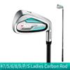 GRASKY 5#/6#/7#/8#/9#/P#/S# Single Golf Club Iron with Precision Accuracy for Right Handed Players - with Carbon/Steel Rod Golf Iron for Men Women (with Carbon Rod-Women,7#) view 2