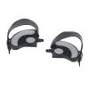 XHTLLO 2PCS Adjustable Exercise Bike Pedals with Straps, Stainless Steel Pedals for Home Gym Cycling view 1