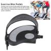 XHTLLO 2PCS Adjustable Exercise Bike Pedals with Straps, Stainless Steel Pedals for Home Gym Cycling view 2