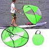 108cm Durable Kayak Sails,Foldable Downwind Kayak Sail Kit,Easy Setup and Deploys Quickly, Compact and Portable for Kayak Canoe Boat (Green) view 4