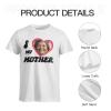 NineFit Basics Custom T Shirt Mother's Day Add Your Photo Image Text Men's Women's Front and Back Customized T-Shirt XS view 2