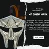 ALLOEY TRADISIONAL MF DOOM Mask Mad-villain Mild Steel Face Armour Medieval Hand-Forged Armor | Medieval Steel Gladiator Face Mask | SCA LARP (Silver) view 2