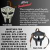 ALLOEY TRADISIONAL MF DOOM Mask Mad-villain Mild Steel Face Armour Medieval Hand-Forged Armor | Medieval Steel Gladiator Face Mask | SCA LARP (Silver) view 4