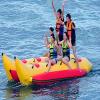 majuingg 8-Person Inflatable Water Banana Boat, Thickened Inflatable Roller Banana Boat, Offshore Motorboat Surfing Tow Boat view 1