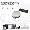 LED Camping Lantern Rechargeable TeiNewBy 1500LM 10000mAh up to 12-120 Hours Running, 4 Light Modes, IP54 Waterproof,Magnetic Base for Hurricane Emergency, Outdoor, Hiking, Home and Car(2pcs) view 2