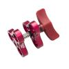 CHERBYHS Two Butterfly Clips, Three Butterfly Clips, Two Butterfly Clips with Ball Heads view 3