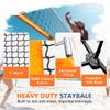 ORIENGEAR Volleyball Net for Backyard, Volleyball Net Outdoor, Freestanding Volleyball Practice Net, 12ft Three Level Adjustable, Heavy-Duty Oxford Cloth with Steel Base view 3