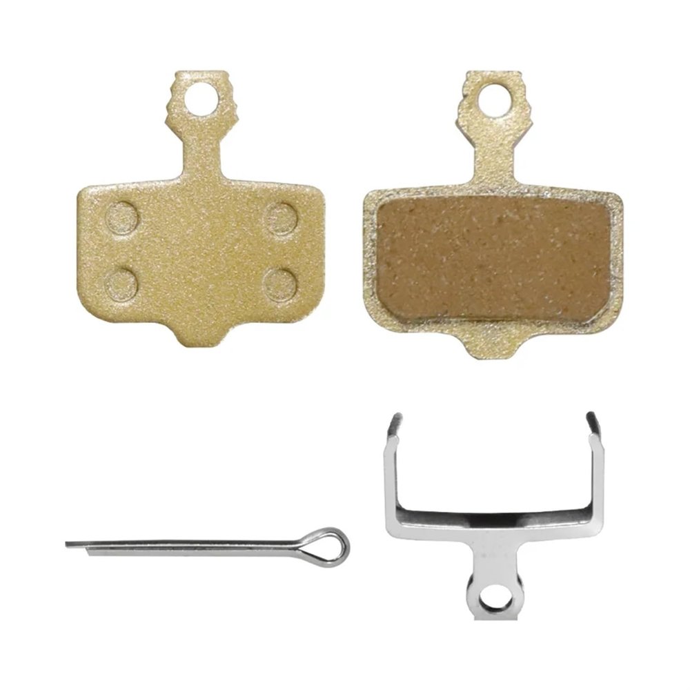 UFDIPLMY 1Pairs Disc Brake Pads Compatible with Speedual Zero10X Zero 10X 11X T10-ddm for Dualtron Thunder Electric Scooter Metal Disc Brake Pad Part (Color : Full Metal 1 Pair)