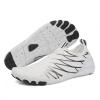 GUNIYIFS Womens Water Shoes for Men Beach Shoes Non-Slip Quick Dry Soft Barefoot Shoes Unisex Socks Hiking Yoga Beach Surf Sport Shoes White view 1
