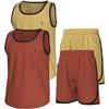 Essenclo Boys Clothing Sets, Athletic Crew Neck Sleeveless T-Shirt and Boys' Short Sets Outfits w/Pockets 4 Pcs - Size 3-16 - E2001 - Set-13-3-4 view 1