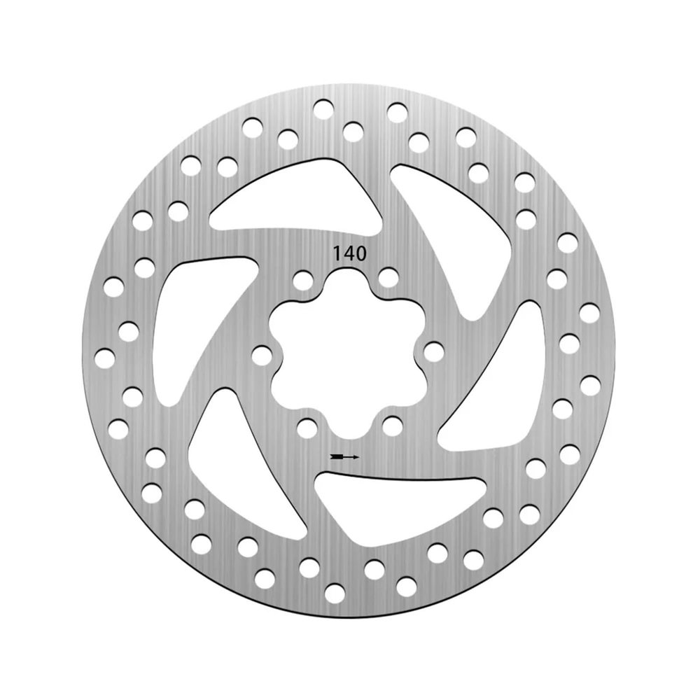 UFDIPLMY 140MM Brake Disc Compatible With KUGOO M4 SPEEDWAY 4 ZERO 10 10X Compatible With Ninebot F20 F30 F40 Electric Scooter Brake Spare 6 Holes Parts