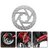UFDIPLMY 140MM Brake Disc Compatible With KUGOO M4 SPEEDWAY 4 ZERO 10 10X Compatible With Ninebot F20 F30 F40 Electric Scooter Brake Spare 6 Holes Parts view 4