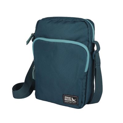 Eddie Bauer Jasper Crossbody Bag | Everyday Carry | Lightweight | Travel | Adjustable | 3L - Peacock